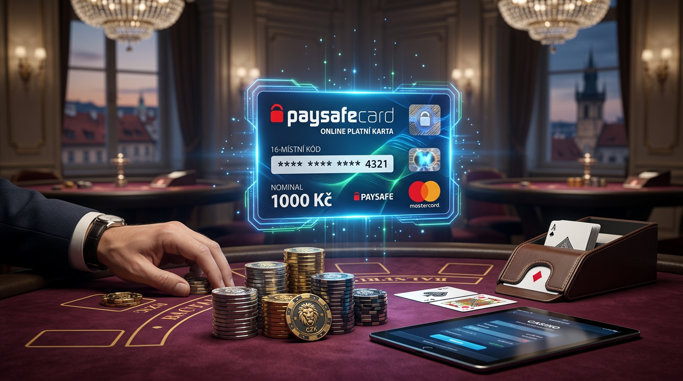 Paysafecard vklad do online kasina v České republice.
